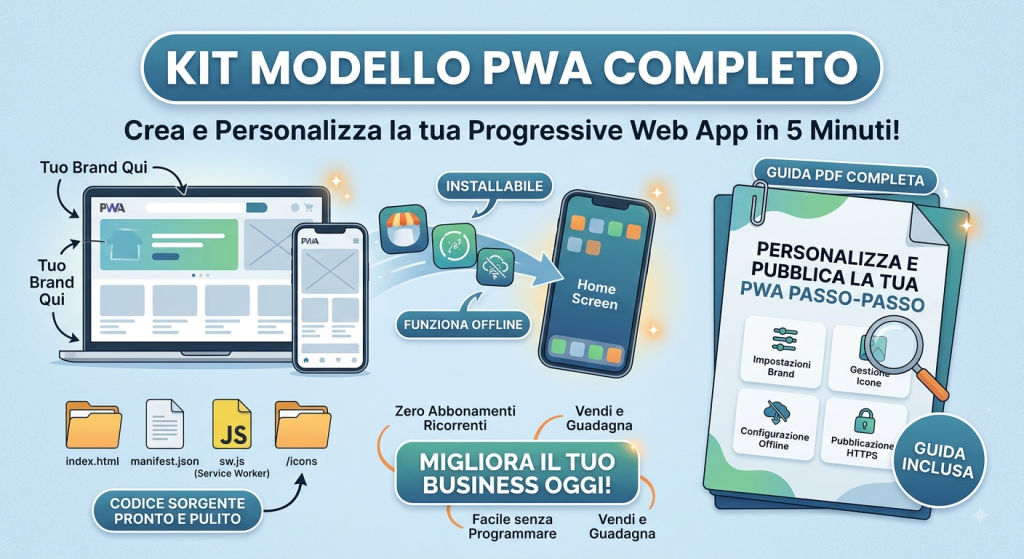 [ Acquista il Modello PWA + Guida PDF ] LoffredoApps