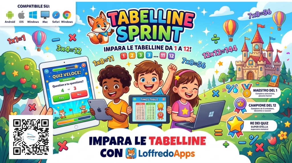 impara le tabelline con LoffredoApps